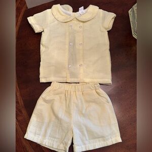 Stitchy Fish Seersucker Set